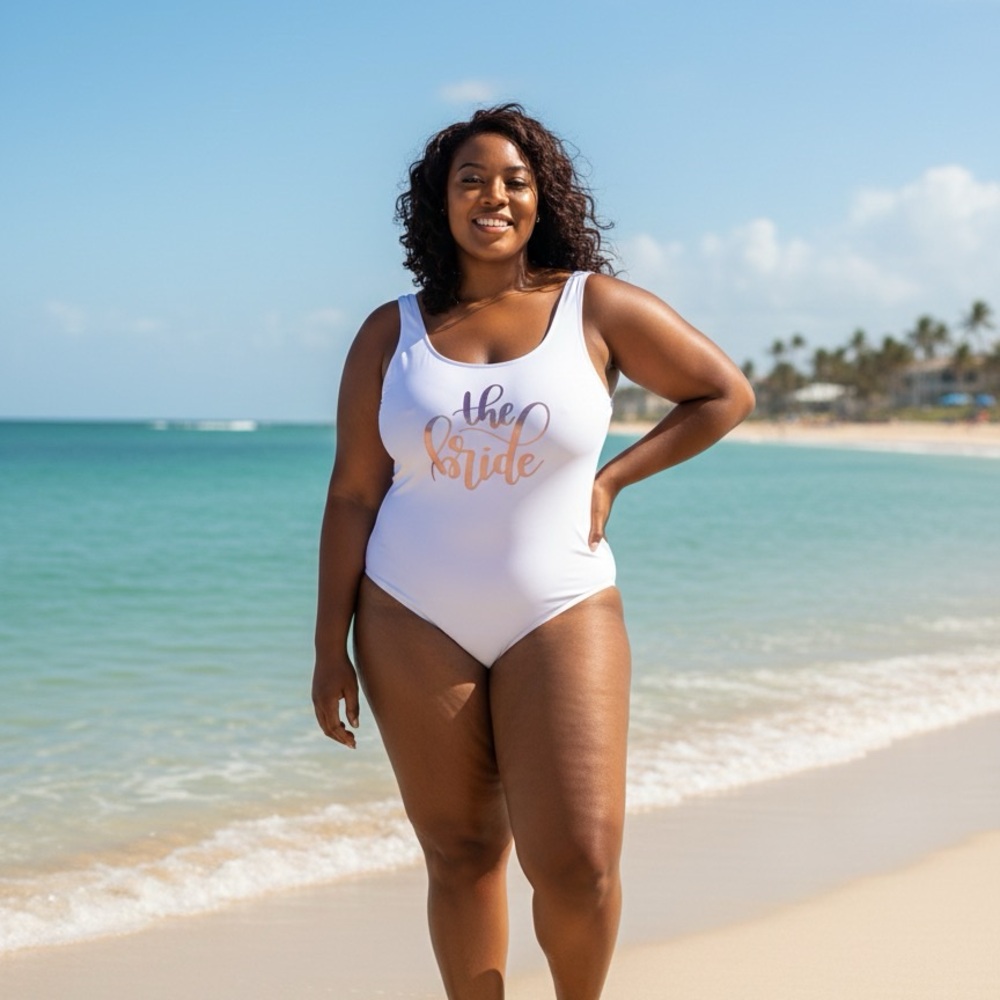 White 'The Bride' Women's Swimsuit